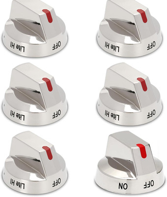 Samsung Gas Range Knob Set (6 Pack) - Compatible with NX58M9420SS Models