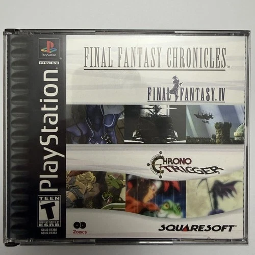 Final Fantasy Chronicles (PS1) - Chrono Trigger - BLACK LABEL - CIB - Tested
