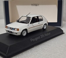 (5) Peugeot 205 Rallye 1.3 White 1988 1:43 Norev 471750 EXTREMELY RARE!! (4)