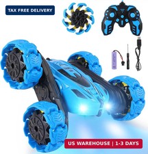 RC Stunt Car, 360 Flips Double-Sided Remote Control Truck with LED Lights, 2.