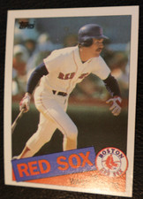 1985 TOPPS BASEBALL CARD of #350 Wade Boggs, Boston Red Sox, EXMT