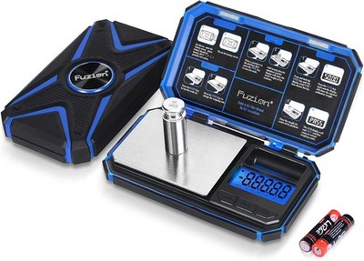 Stylish Blue 200g Gram Scale with TARE Function - Ideal for Precise Weighing