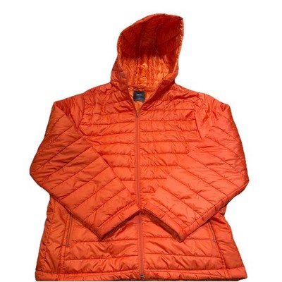 PUFFER JACKET WITH HOOD IN ORANGE BY KOTON European Made In Turkey