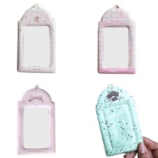 Waterproof Photocard Holder with Cute Pendant, 3Inch Small Album Photo Card