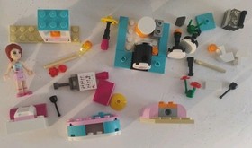 LEGO Friends - "Olivia's Newborn Foal" (New) and "Mia's Bedroom" (Incomplete)
