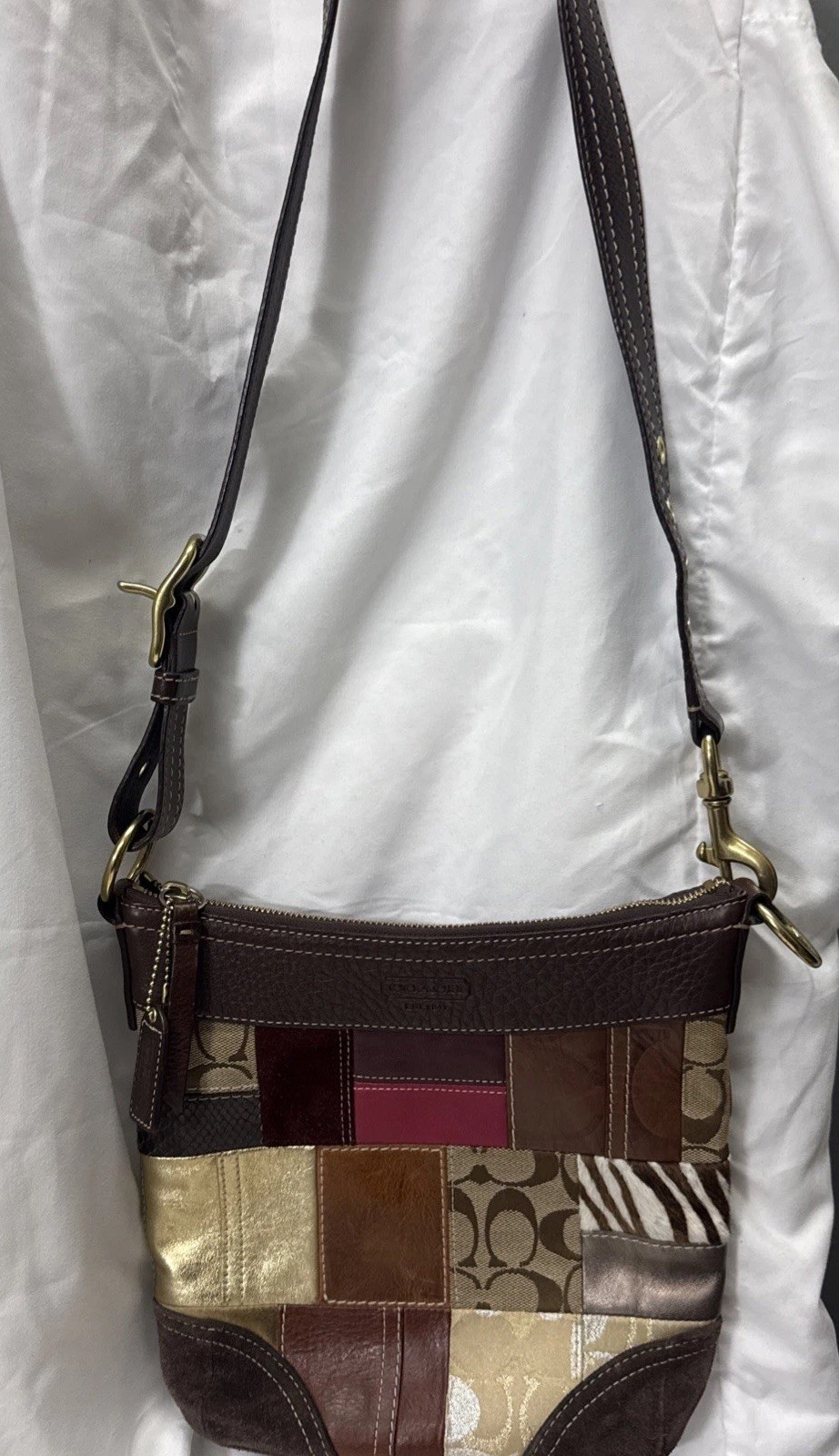 Coach Patchwork Crossbody/Shoulder Bag Vintage Y2K - image 2