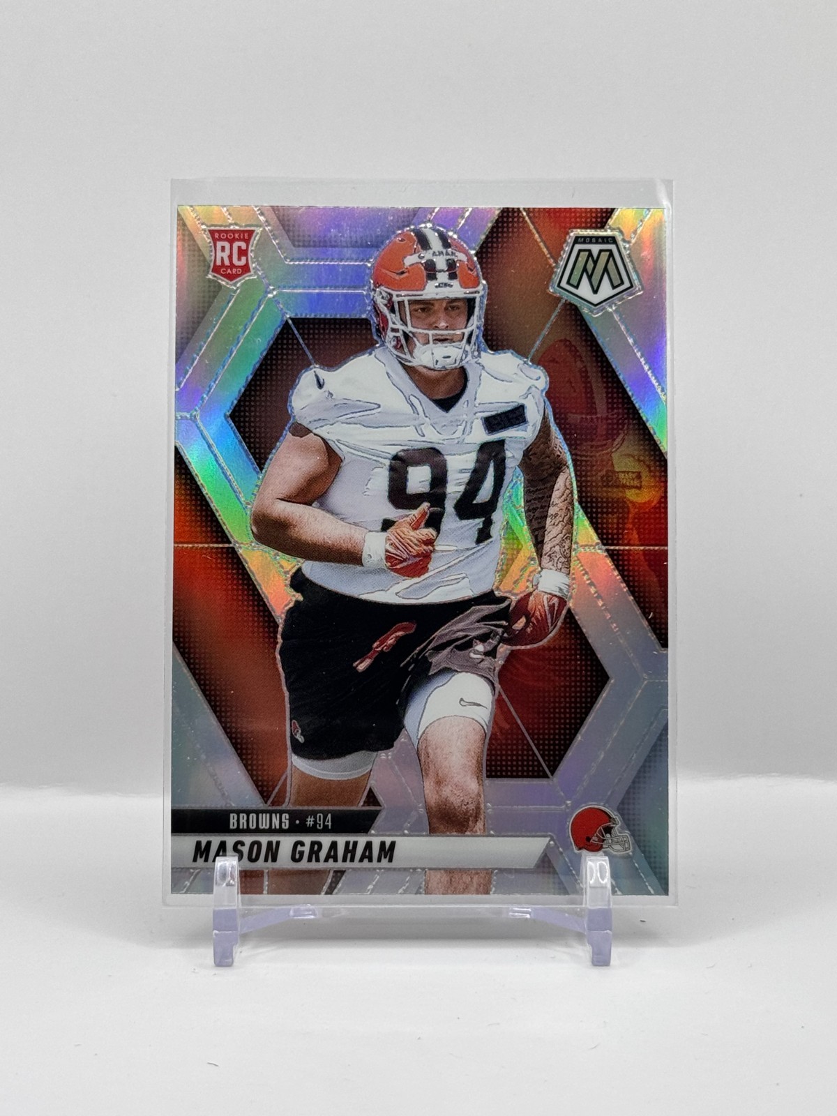 2025 Panini Mosaic Mason Graham #311 - Silver Prizm (RC)