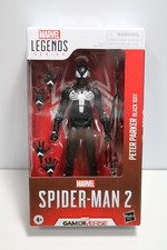 NEW Marvel Legends Peter Parker Black Suit Symbiote GamerVerse Spider-Man 2