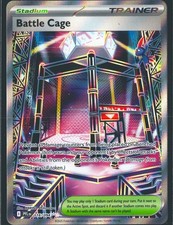 Battle Cage 116/094 Ultra Rare Phantasmal Flames Pokemon Holo Near Mint