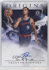 2024-25 Panini Origins Rookie Auto Trentyn Flowers #RA-TFC Auto uk2