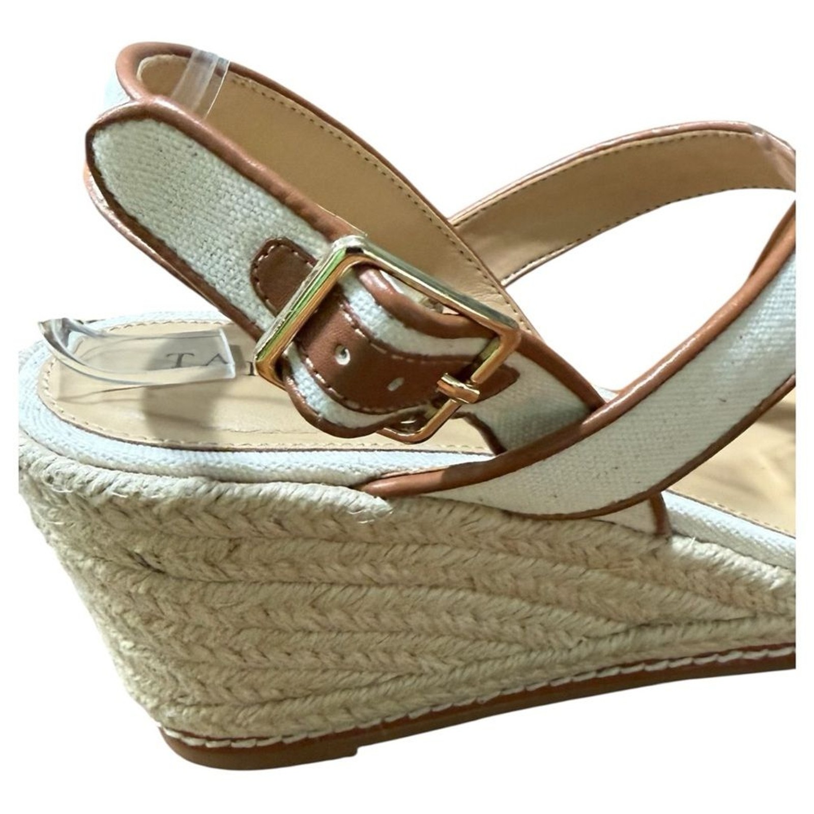 Talbots Chic Canvas Espadrille Platform Sandals S… - image 7
