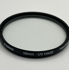 Canon UV HAZE Clear 58mm Lens Filter for 18-55mm EF-S IS - Genuine OEM