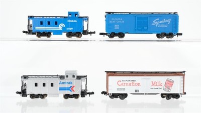 Arnold u.a. N Konvolut US Box Car ''Speedway Carnation Milk'' Caboose Amtrak u.a.