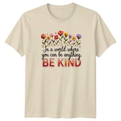 In A World Where You Can Damen T-Shirt Blumen Inspirierend Muttertag