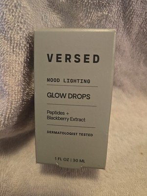 Versed Mood Lighting Luminizing Glow Drops - Sheer Bronzed 1 fl oz New