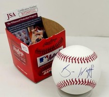 MILWAUKEE BREWERS BRANDON WOODRUFF AUTO SIGNED BASEBALL RAWLINGS MLB BALL ~ JSA