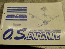 O.S. engine parts reference manual vintage VERY rare