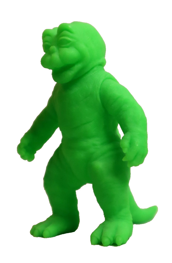MINYA Y-MSF NEON GREEN FIGURE BABY GODZILLA TOHO JAPAN SOFUBI TOY