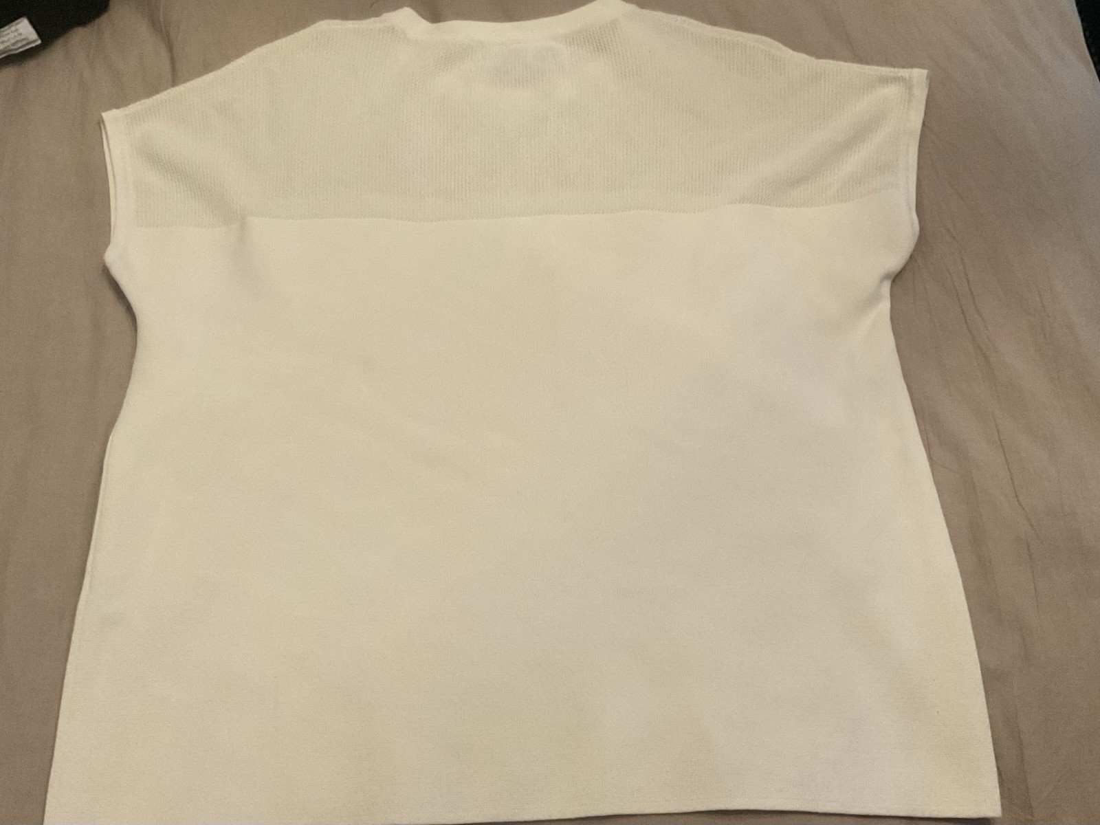 Rag and Bone Cream knit SS Top Size Medium - image 5