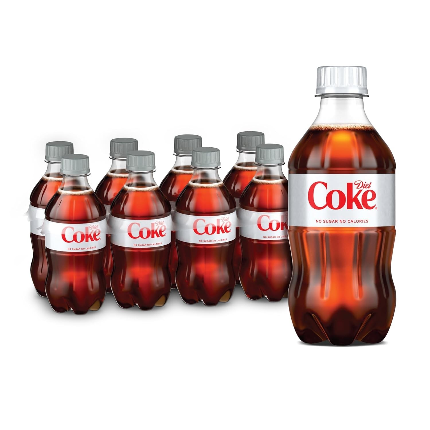 Diet Coke Caffeine Free Soda Pop, 12 fl oz, 8 Pack Bottles
