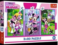 Puzzle 3X80El Minnie I Przyjaciele Trefl 34889 Tr - Trefl