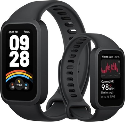 XIAOMI Smart Band 9 Active  Smartwatch bis zu 18 Tage Akku 50 Sportmodi Schwarz
