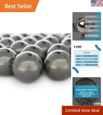 100 Pieces 1/2 Inch G25 Chrome Steel Precision Bearing Balls - High Performance