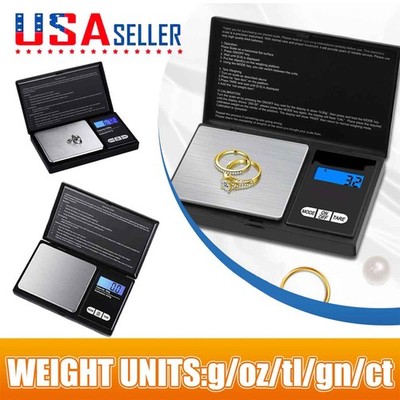Digital Pocket Kitchen Multifunction Food Scale for Bake Jewelry 0.1g 1000g