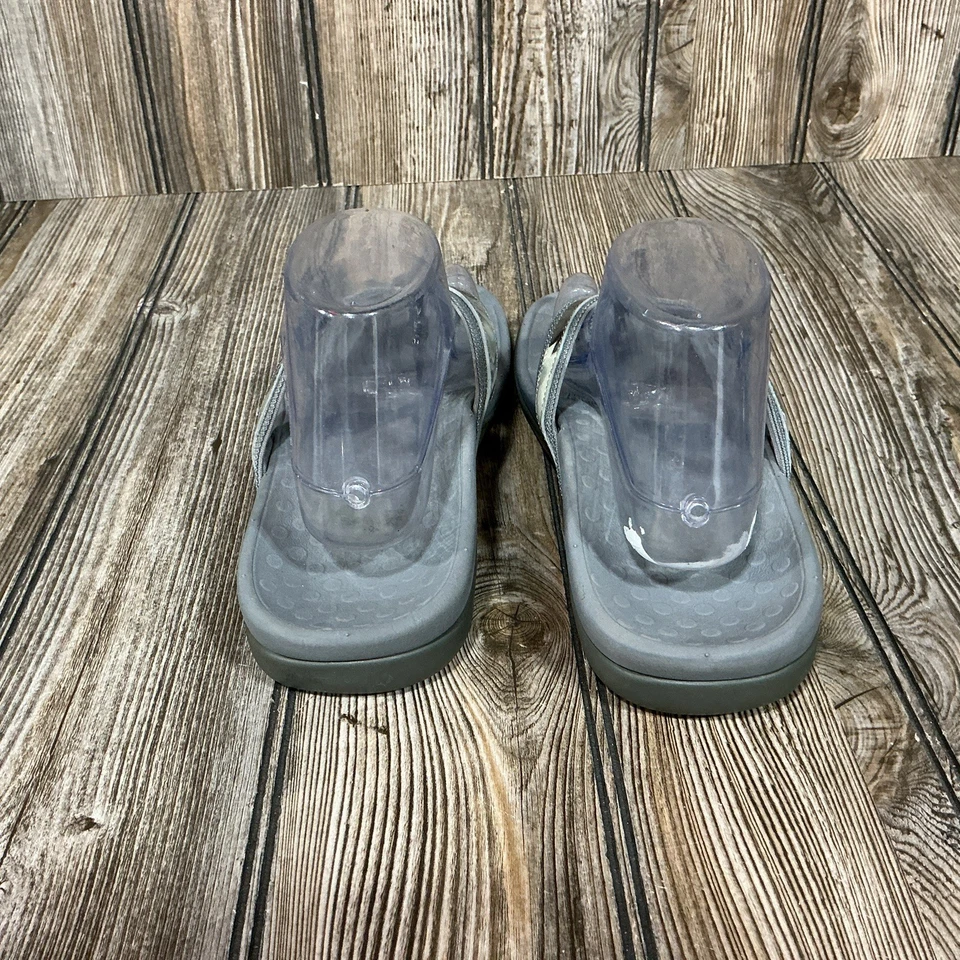 Chanclas Vionic Tide II Sandalia Puntera Gris Camuflaje Talla 9 EE. UU. Foto 4 de 4