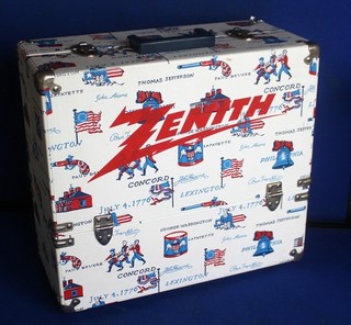 VINTAGE ZENITH TUBE RADIO CARRYING CASE GREAT BCONDITION