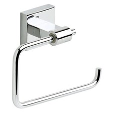 Modern Polished Chrome Square Toilet Paper Holder Bath Hardware 80 Characters