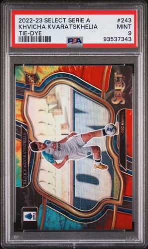 Khvicha Kvaratskhelia [Tie Dye] #243 2022 Panini Select Serie A card