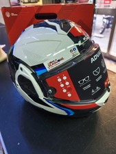 CASCO MOTO MODULARE LS2 FF910 ADVANT 2 TRIPLE BIANCO BLU ROSSO LUCIDO