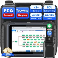 XTOOL D8W Car Bidirectional Scanner Diagnostic Tool ECU Coding Key Programmer