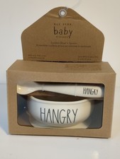 Rae Dunn Baby: Hangry Suction Bowl w Spoon Si...