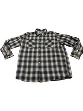 Carhartt Men  s Long Sleeve Shirt Blue Plaid Button Up XL