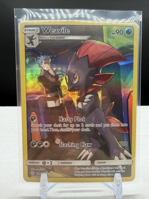 Weavile 238/236 Pokemon Sun & Moon Cosmic Eclipse Full Art Secret Rare