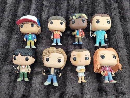 Stranger Things Funko Pop Lot 8 Loose Max El Billy Bob Mike Will Lucas & Dustin