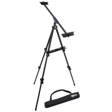 80" Aluminum Artist Watercolor Field Display Easel, Floor, Tabletop Tripod Stand
