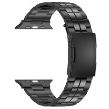 Tortoise Buckle Titanium Steel Watch Band, For Apple Watch SE 40mm, For Apple Wa