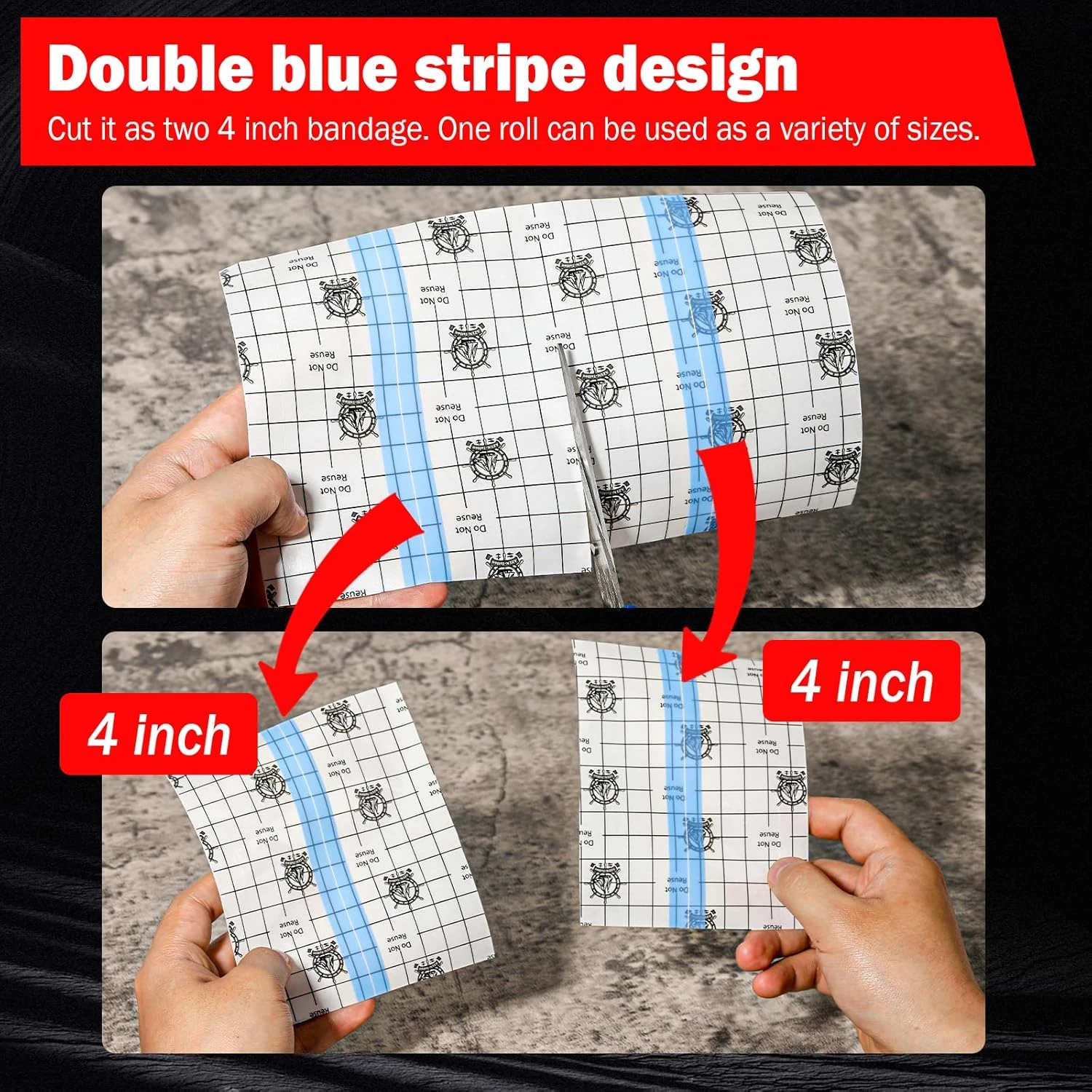 Tattoo Aftercare Bandage, 8"X 10 Yard, Tattoo Waterproof Bandage, Second Skin Ta - product detail image 7