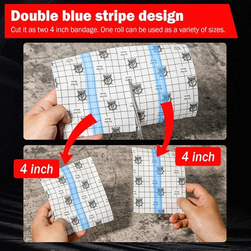 Tattoo Aftercare Bandage, 8"X 10 Yard, Tattoo Waterproof Bandage, Second Skin Ta image 7