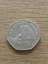 Mr Jeremy Fisher 50p coin 2017