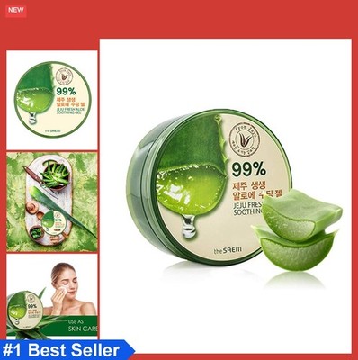 Aloe Soothing Gel 10.1 fl oz 99% Pure Jeju Leaf Juice Multi-Purpose
