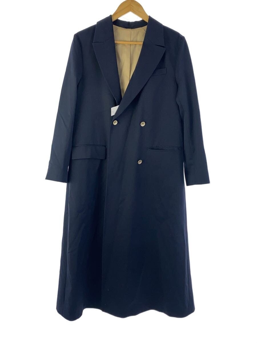 AMERI Navy Polyester Coat S Size Used Long Sleeve… - image 1