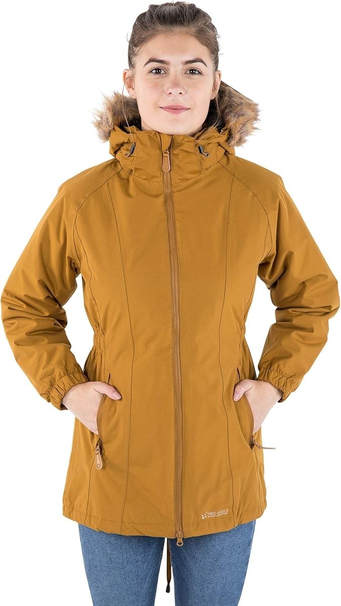 Trespass Women's Celebrity Warm Waterproof Jacket With Removable Hood image 3