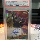 2025 Bowman’s Best Paul Skenes Auto Lava /50
