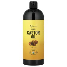 Organic Castor Oil, 32 fl oz 946 ml 