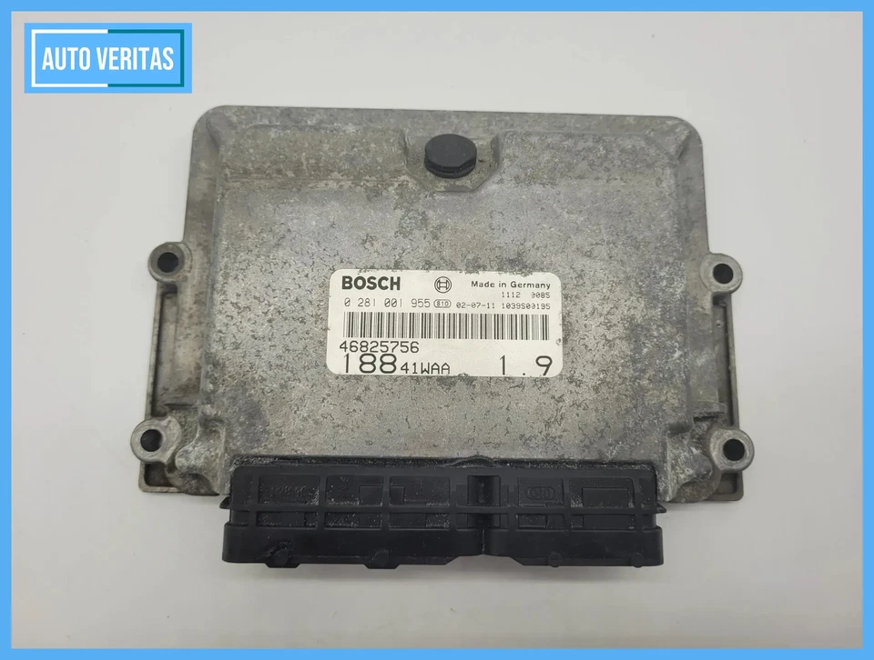 Original Fiat Punto (188) Motor ECU 0281001955 / 46825756 - Image 4 of 4