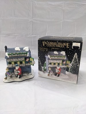  Vintage 1998 Victorian Village Collectibles Duffy's Newsstand Christmas House W
